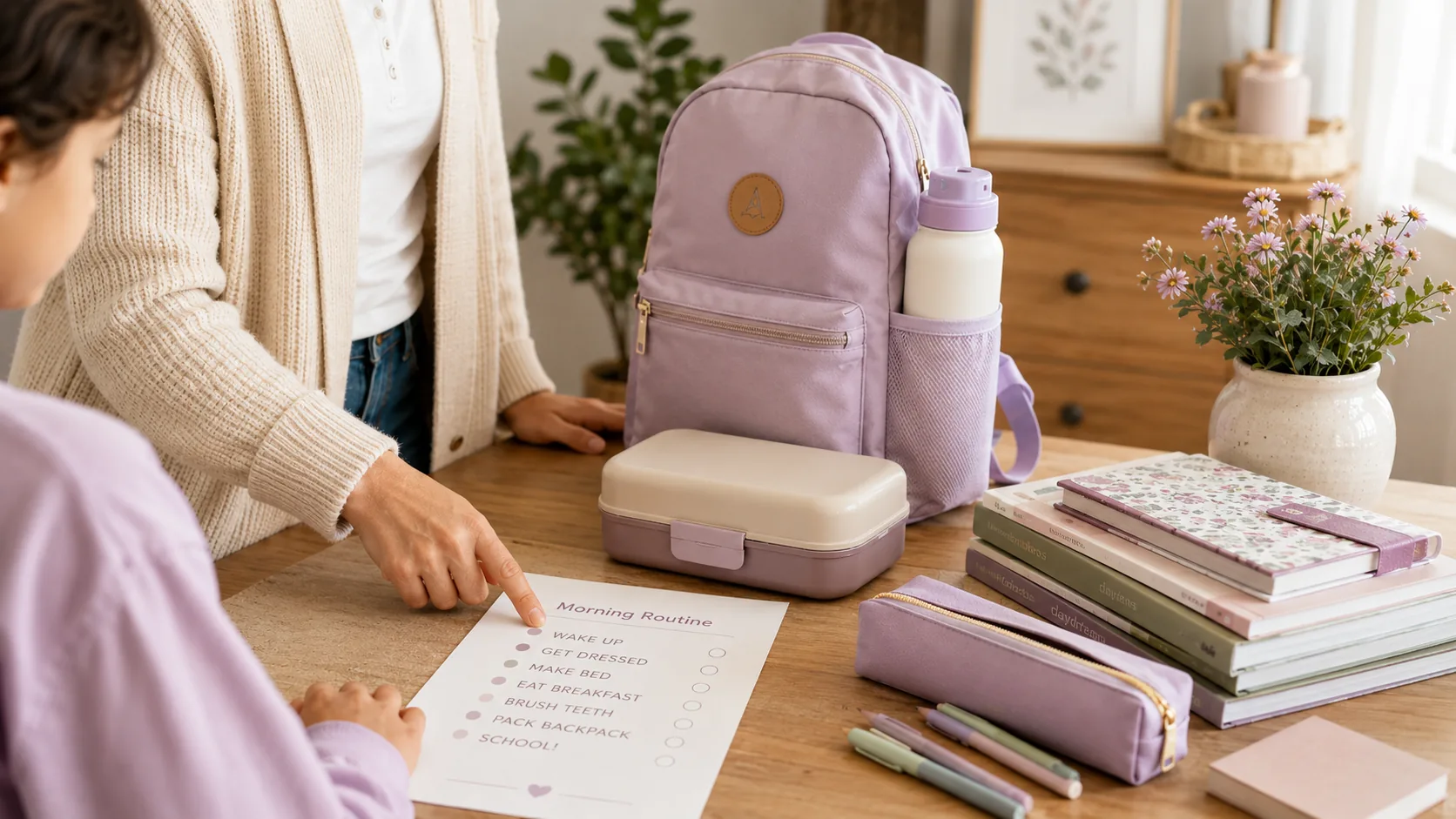 Rutinitas pagi dan persiapan sekolah anak