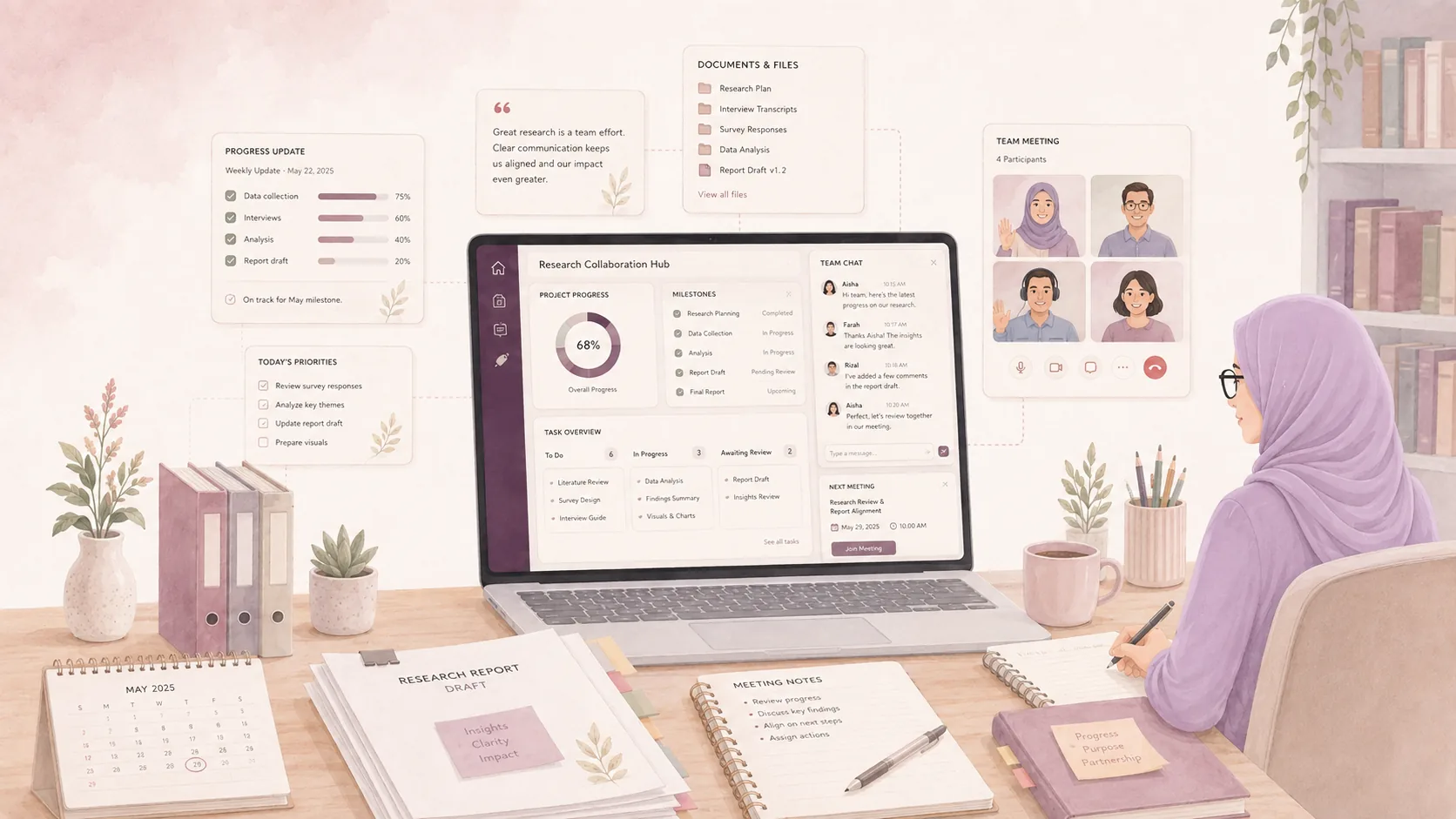 Remote research collaboration