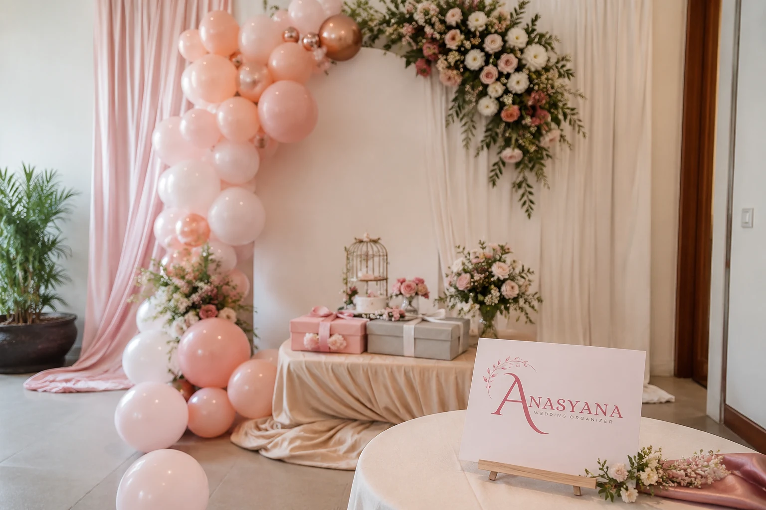 Gambar untuk Dekorasi Acara Anasyana untuk lamaran ulang tahun khitanan dan anniversary