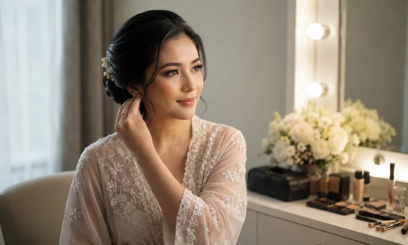 Persiapan makeup pengantin Paket Wedding Gold Anasyana