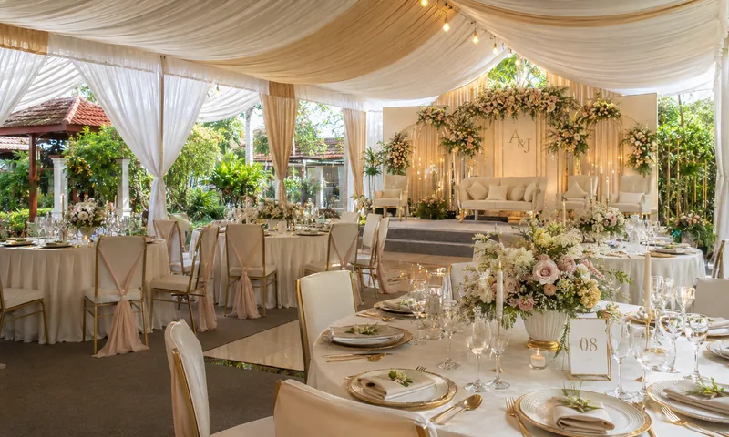 Area buffet catering dalam Paket Wedding Gold Anasyana