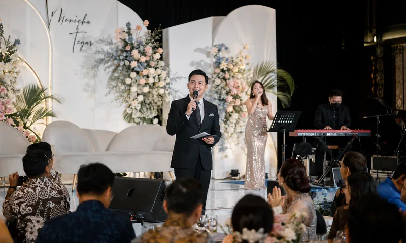 MC entertainment resepsi wedding dalam paket Anasyana